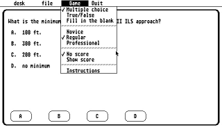 Quizz atari screenshot